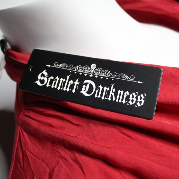 NWT red Scarlett Darkness Corset Blouse - 2XL (F21) - Picture 7 of 8